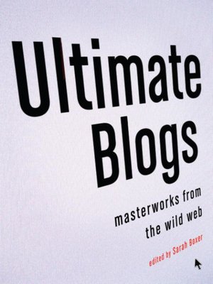 cover image of Ultimate Blogs